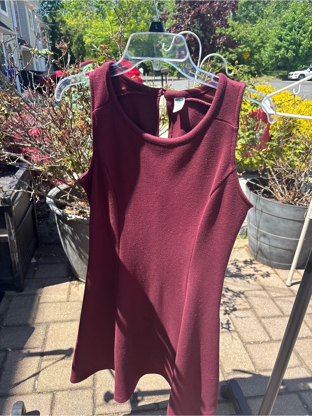 Old Navy Sleeveless Wine Red Mini Dress